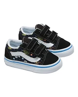 Vans Toddler Kids' Old Skool V Glow Skate Shoes