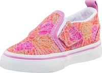 Vans Toddler Girls' Slip On V Skate Shoes