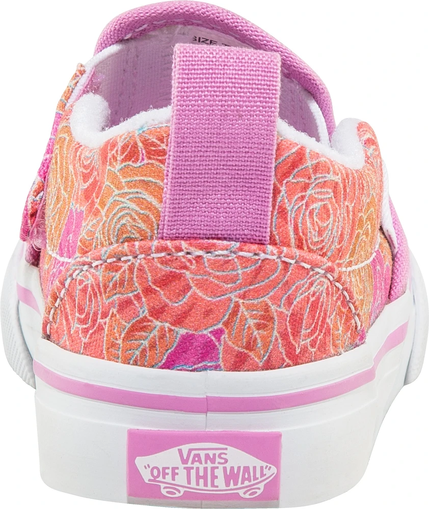 Vans Toddler Girls' Slip On V Skate Shoes