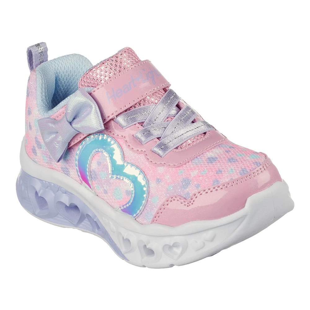 Skechers Toddler Girls' Flutter Heart Lights Shoes