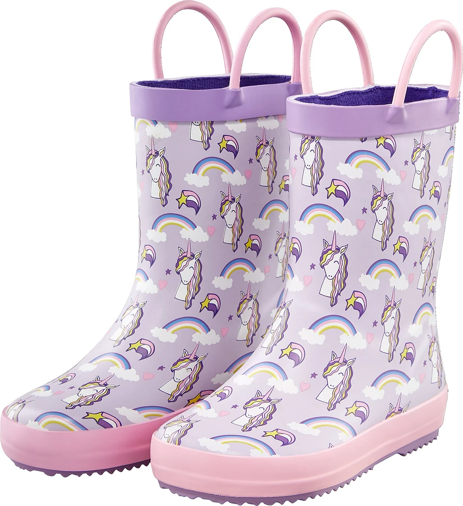 Ripzone Toddler Girls' Iris Rain Boot Unicorn Running Shoes