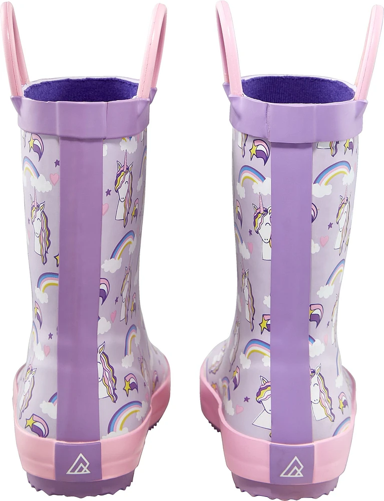 Ripzone Toddler Girls' Iris Rain Boot Unicorn Running Shoes