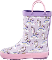 Ripzone Toddler Girls' Iris Rain Boot Unicorn Running Shoes