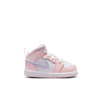 Nike Toddler Girls' Air Jordan 1 Mid Running Shoes