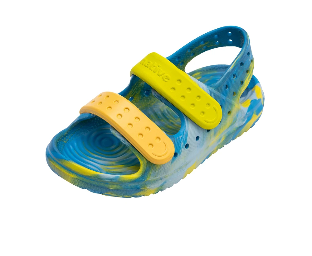 Native Kids' Chase Marbled Sandals