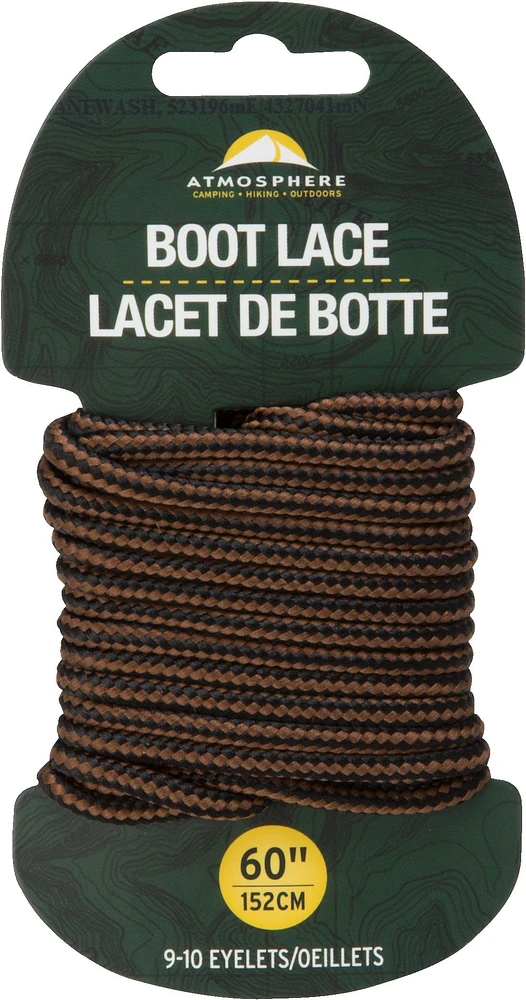 Atmosphere Outdoor Shoe Laces, 60 Inch, Hiking Shoes, Boots