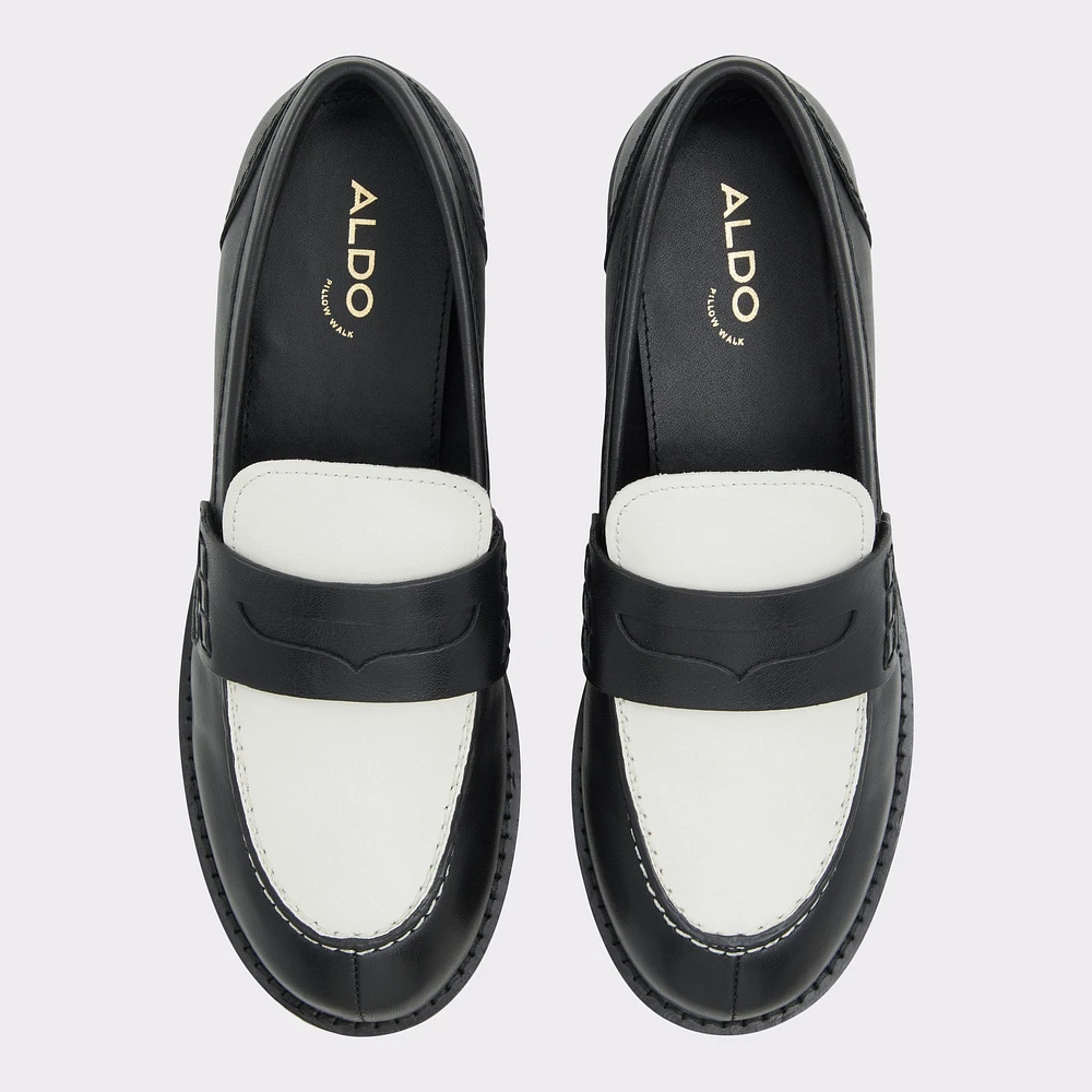 Adibaen Black/White Women's Loafers & Oxfords | ALDO Canada