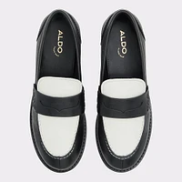 Adibaen Black/White Women's Loafers & Oxfords | ALDO Canada