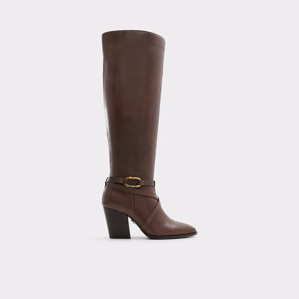 Adworeweth Marron Foncé Femmes Bottes hautes | ALDO Canada