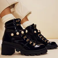 Afirasean Black Women's Combat boots | ALDO US