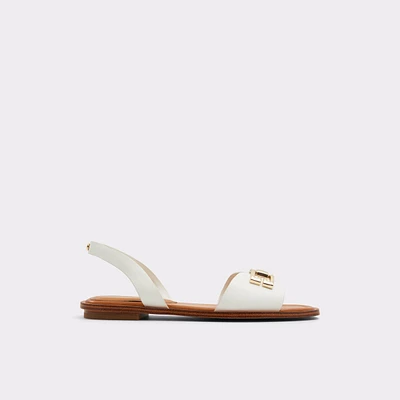 Agreinwan White Women's Flat Sandals | ALDO US