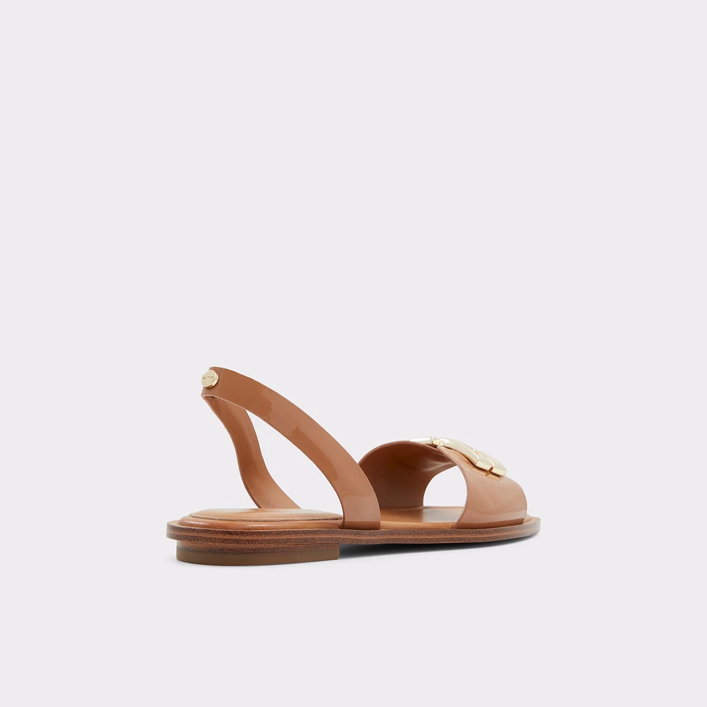 Agreinwan Beige Foncé Femmes Sandales à talon plat | ALDO Canada