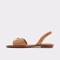 Agreinwan Beige Foncé Femmes Sandales à talon plat | ALDO Canada