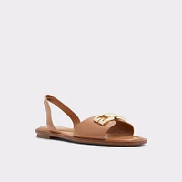 Agreinwan Beige Foncé Femmes Sandales à talon plat | ALDO Canada