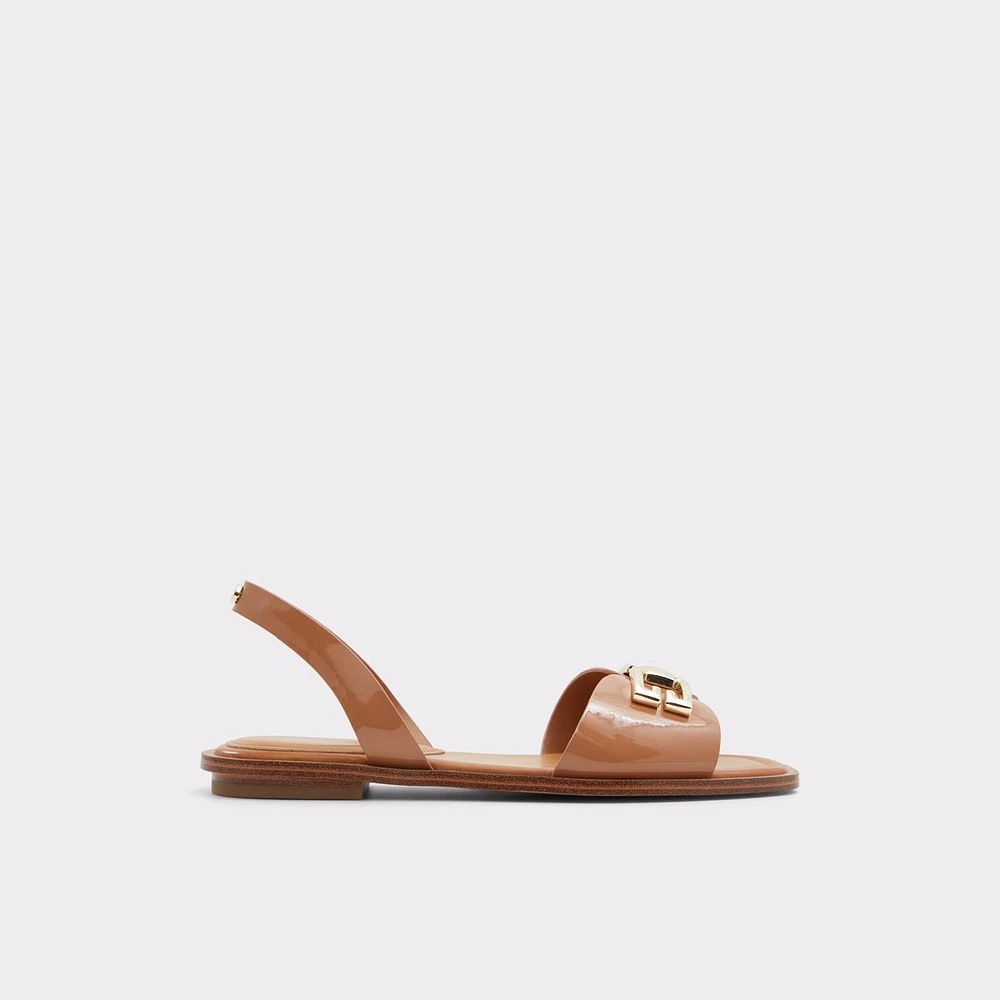 Agreinwan Beige Foncé Femmes Sandales à talon plat | ALDO Canada