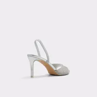 Aitana Argent Synthetic Femmes Sandales à talon | ALDO Canada