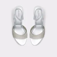 Aitana Argent Synthetic Femmes Sandales à talon | ALDO Canada