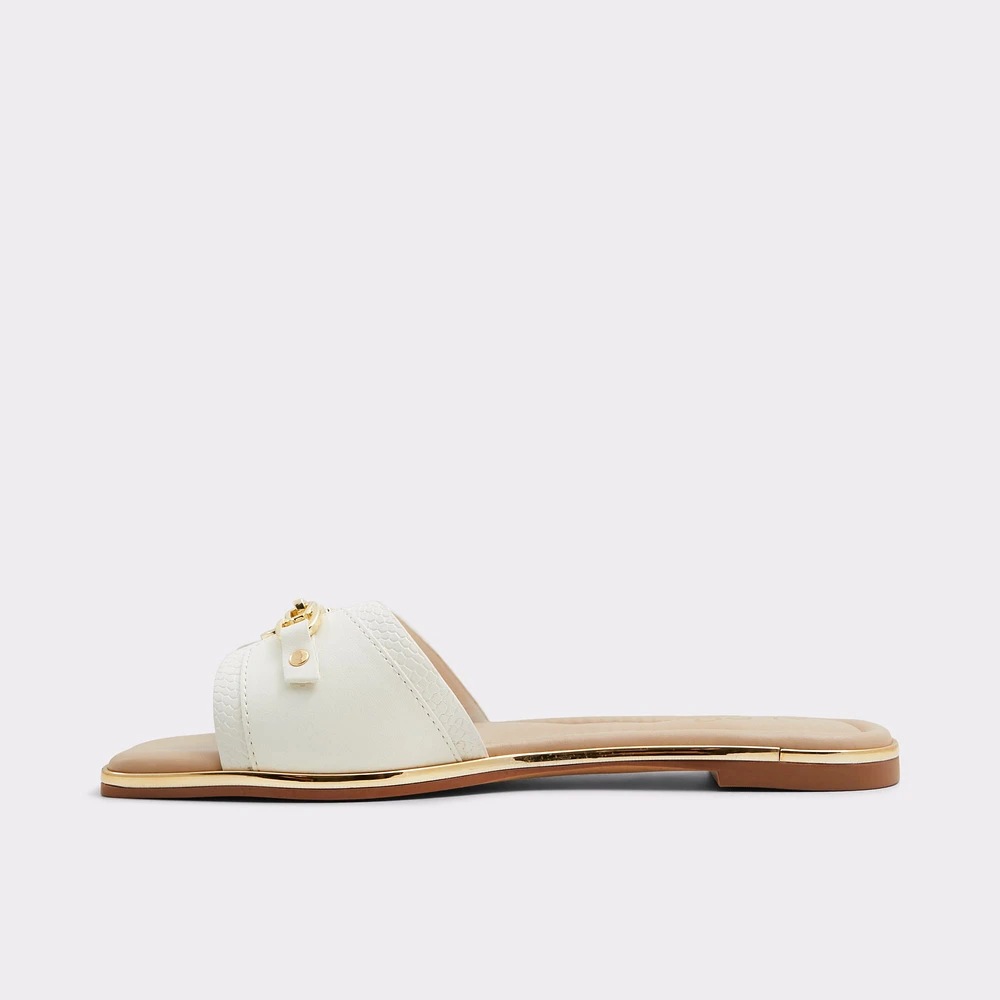 Alamassi Blanc Ouvert Femmes Sandales à talon plat | ALDO Canada