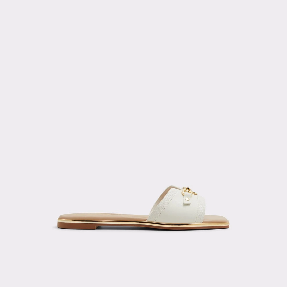 Alamassi Blanc Ouvert Femmes Sandales à talon plat | ALDO Canada