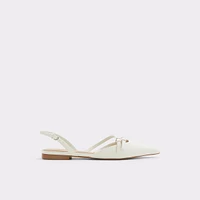 Alanie Blanc/Oss Femmes Talons plats | ALDO Canada