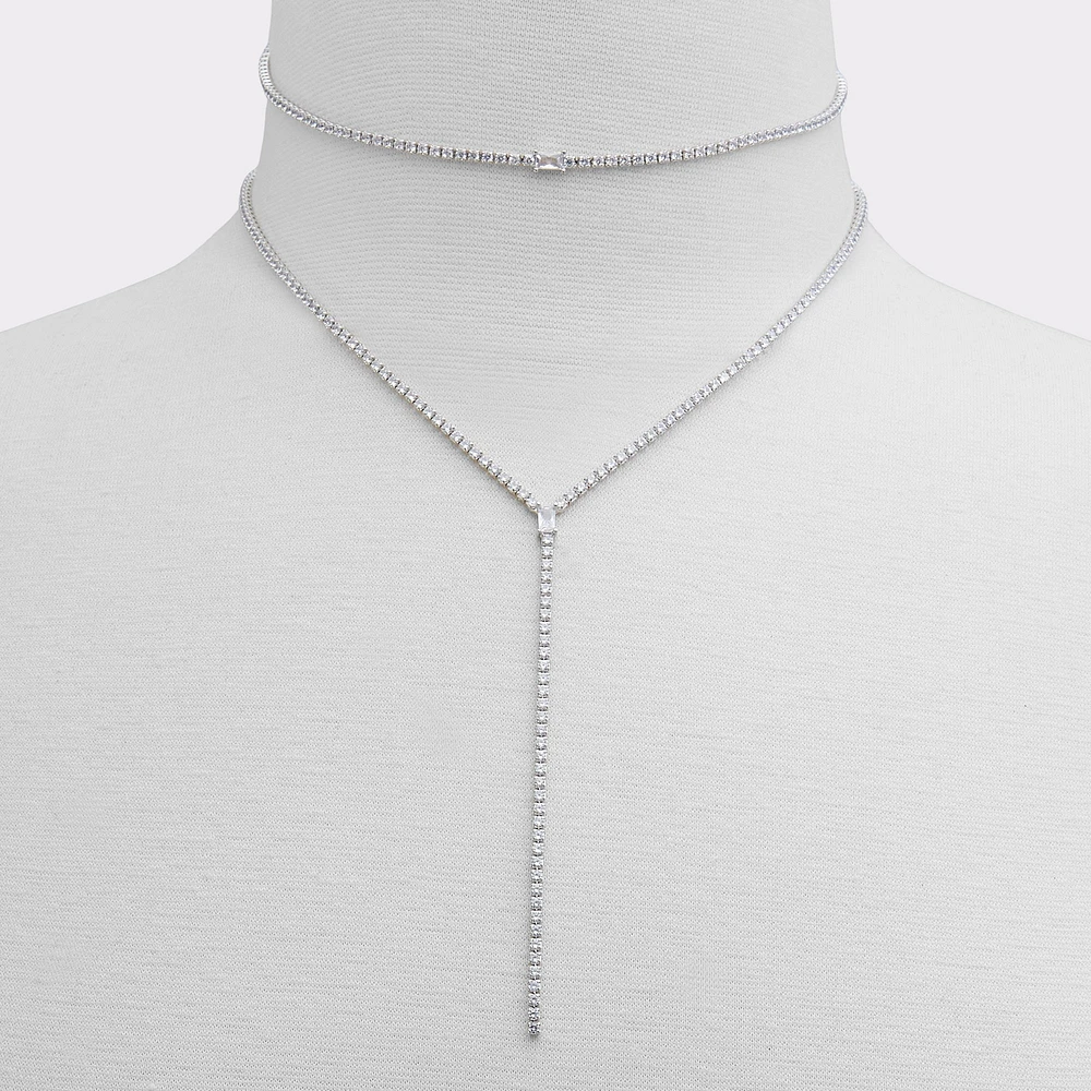Alata Silver/Clear Multi Women's Necklaces | ALDO Canada