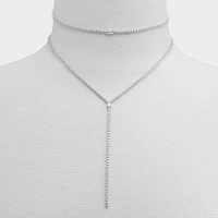 Alata Silver/Clear Multi Women's Necklaces | ALDO Canada