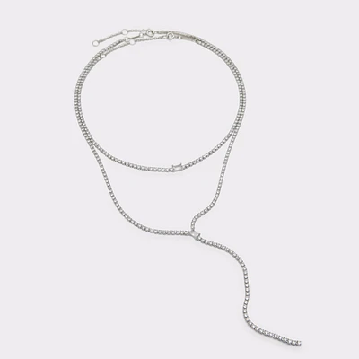 Alata Silver/Clear Multi Women's Necklaces | ALDO Canada