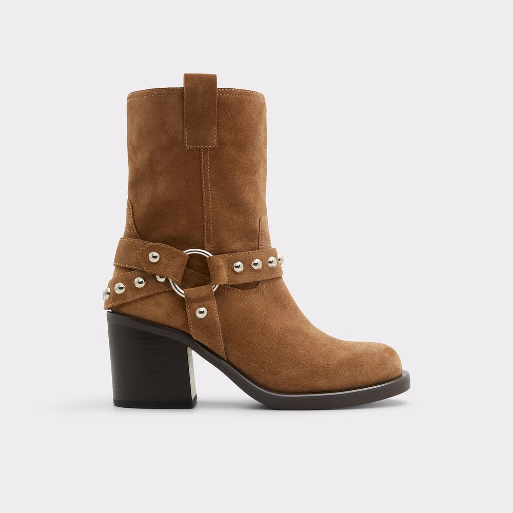 Albai Light Brown Women's Western Boots | ALDO Canada