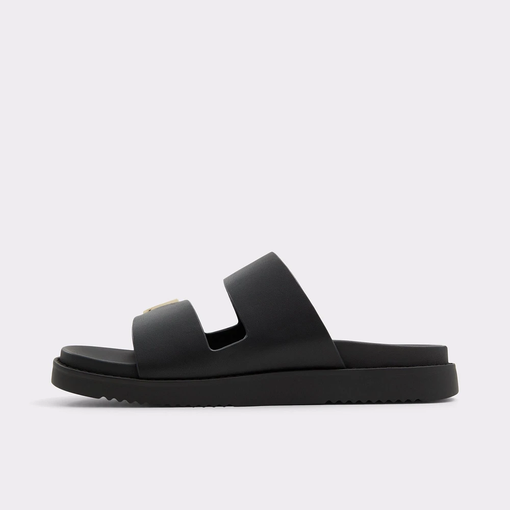 Alessie Black Women's Flat Sandals | ALDO Canada