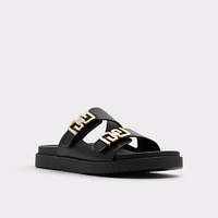 Alessie Black Women's Flat Sandals | ALDO Canada