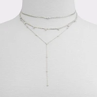 Allier Silver/Clear Multi Women's Necklaces | ALDO Canada