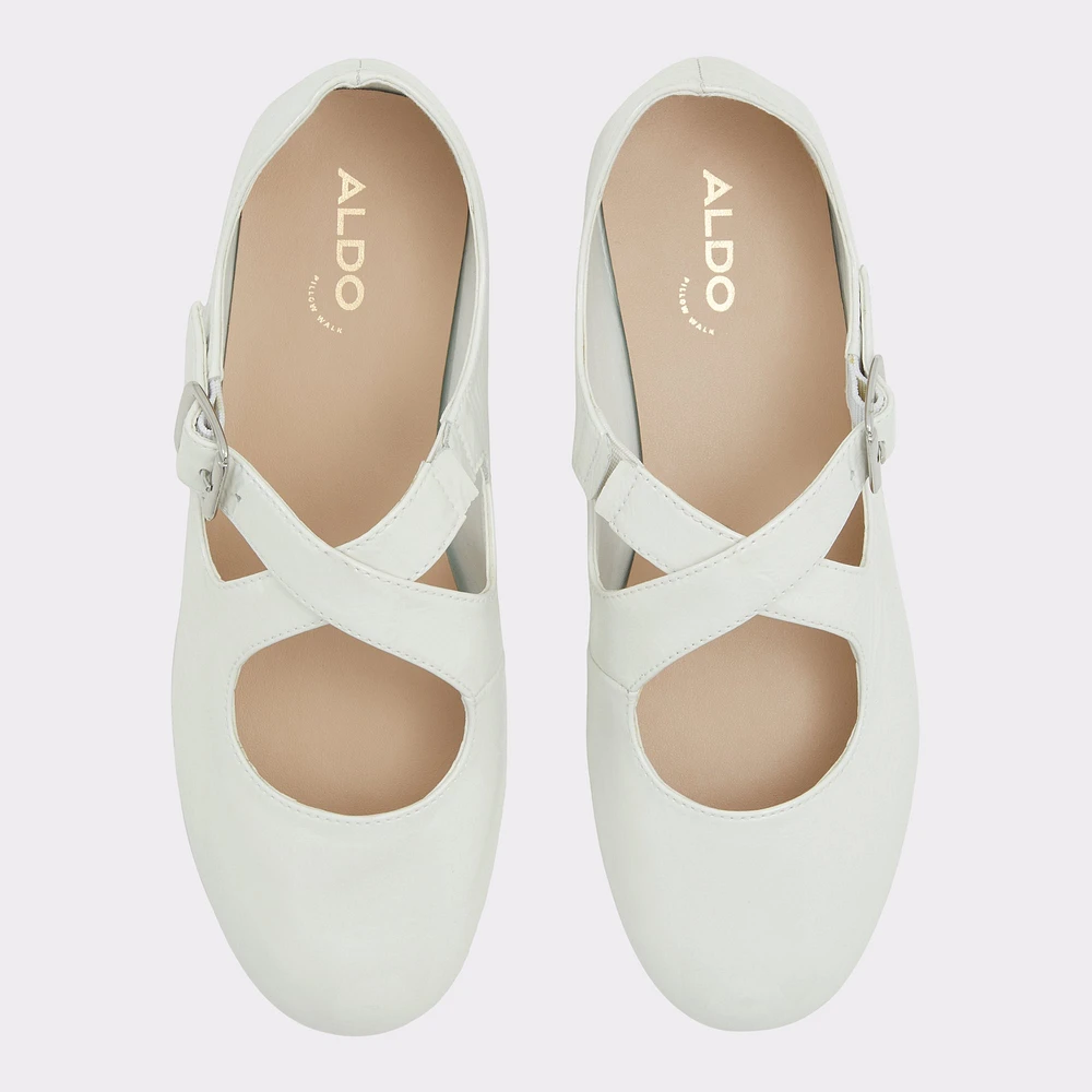 Amberia Blanc/Oss Femmes Ballerines | ALDO Canada