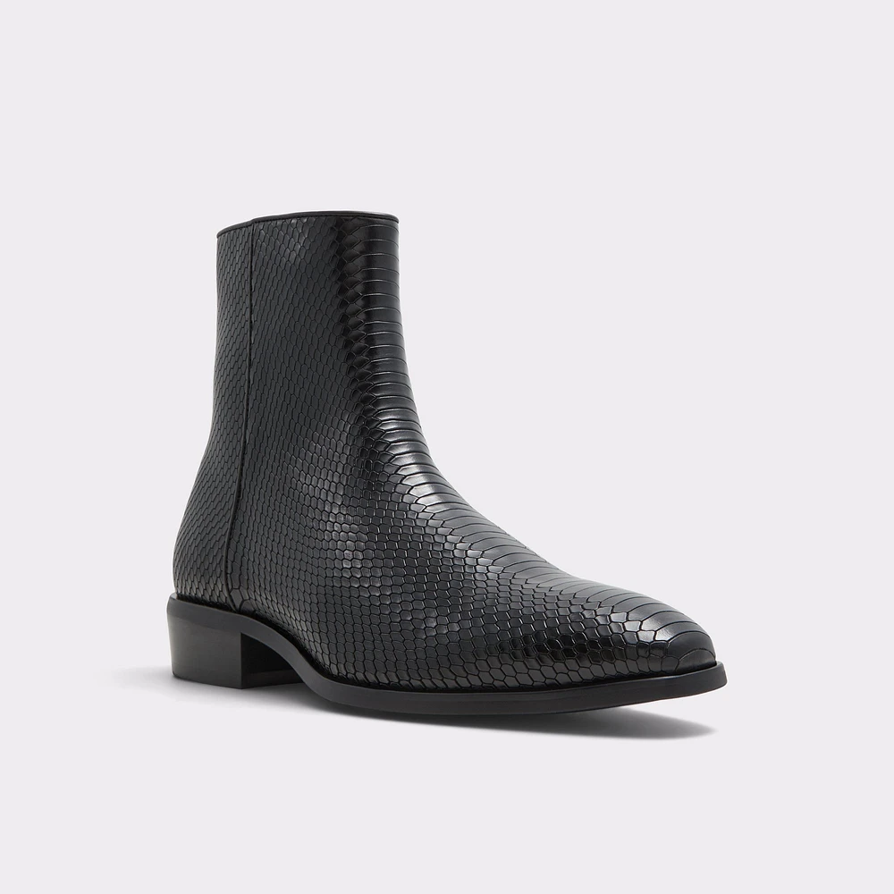 Amur Other Black Leather Snake Men's Dress boots | ALDO Canada