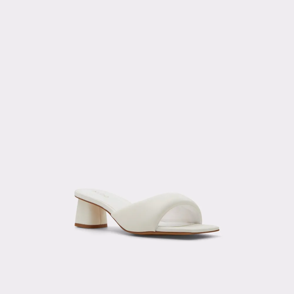 Aneka Blanc Femmes Mules | ALDO Canada