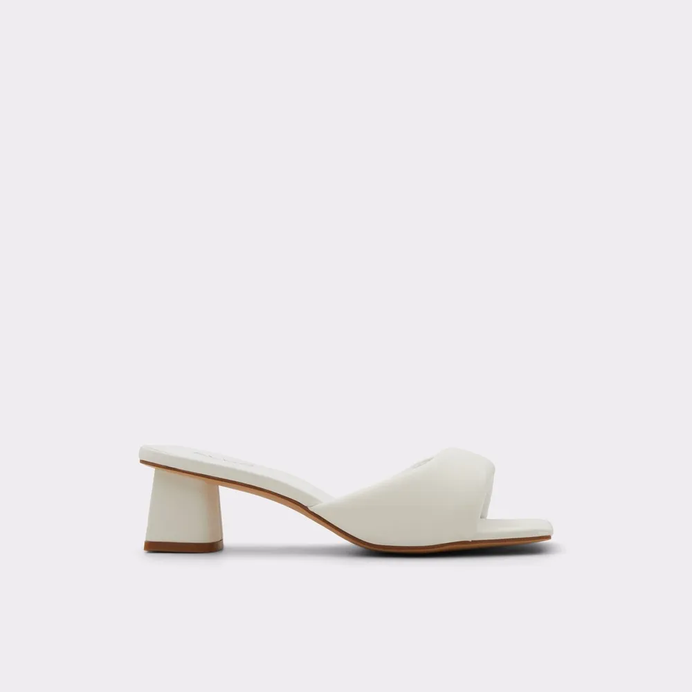 Aneka White Women's Mule slides | ALDO Canada