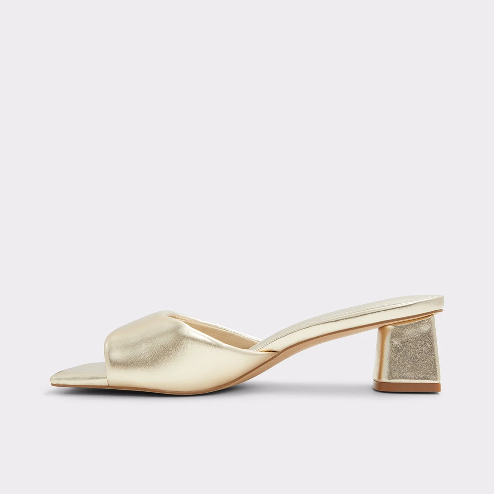 Aneka Gold Women's Heeled mules | ALDO Canada