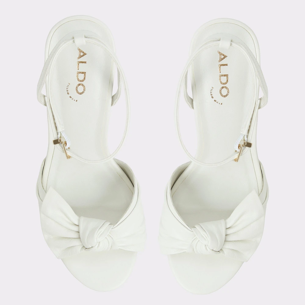 Angelknot Blanc/Oss Femmes Talons blocs | ALDO Canada