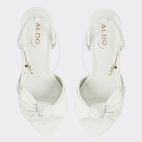 Angelknot Blanc/Oss Femmes Talons blocs | ALDO Canada