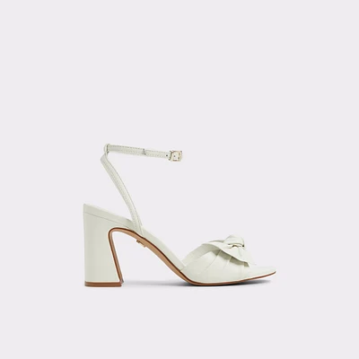 Angelknot White/Bone Women's Block heels | ALDO Canada
