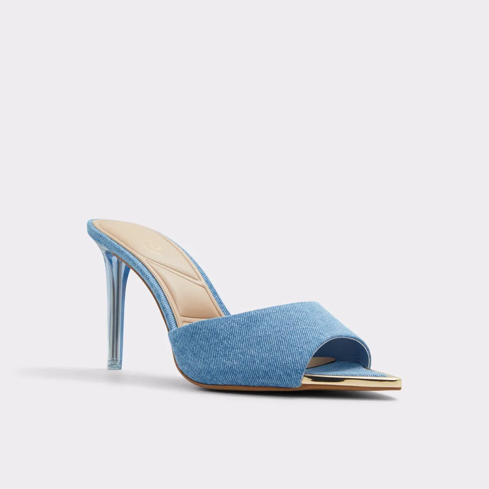 Anniebrilden Bleu Moyen Femmes Mules a talons | ALDO Canada