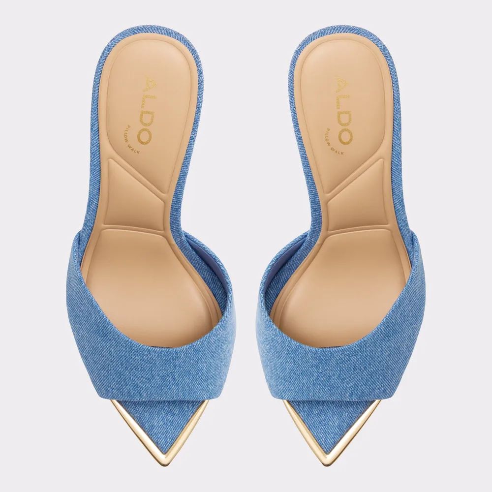 Anniebrilden Bleu Moyen Femmes Mules a talons | ALDO Canada