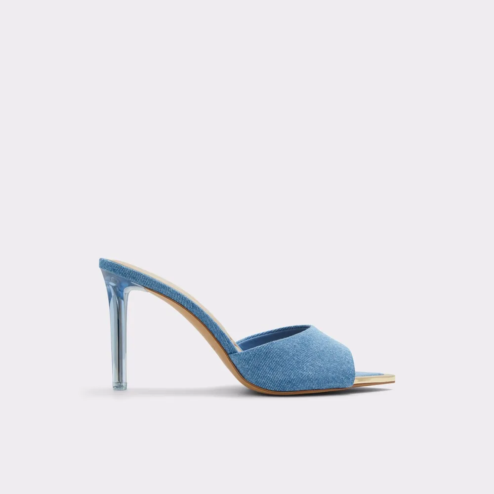 Anniebrilden Bleu Moyen Femmes Mules a talons | ALDO Canada