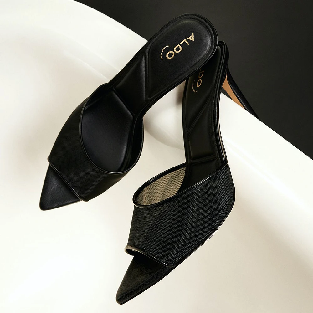 Anyabrilden Black Women's Heeled mules | ALDO Canada