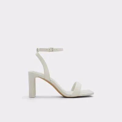 Aurorai White/Bone Women's Block Heels | ALDO US