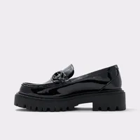 Baberiel Black Synthetic Patent Women's Loafers & Oxfords | ALDO Canada