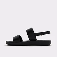 Bamaever Black Women's Flat Sandals | ALDO Canada