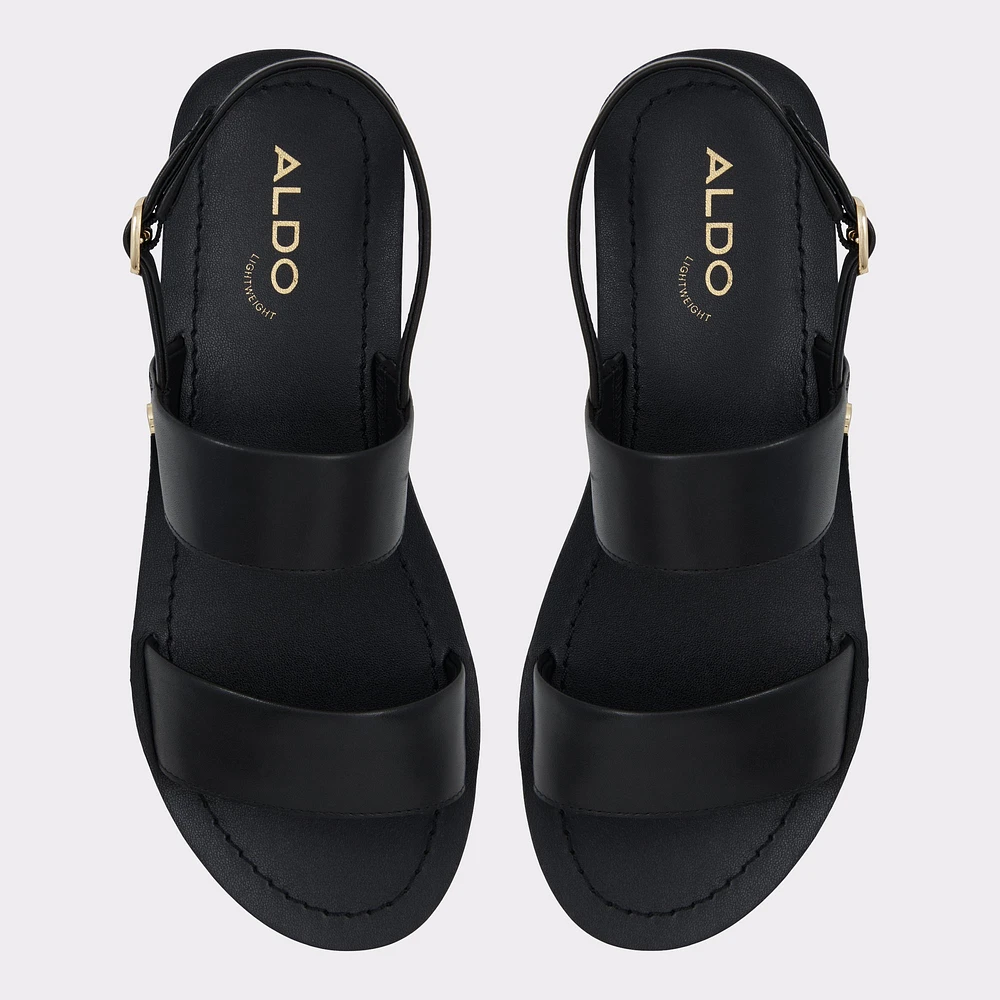 Bamaever Noir Femmes Sandales à talon plat | ALDO Canada