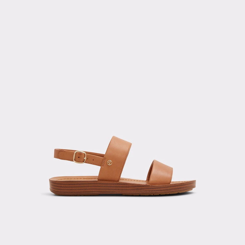 Bamaever Dark Beige Women's Flat Sandals | ALDO Canada