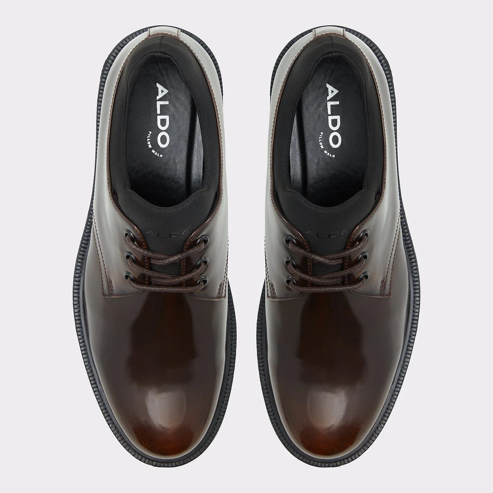 Barlow Marron Foncé Hommes Chaussures oxford et lacées | ALDO Canada