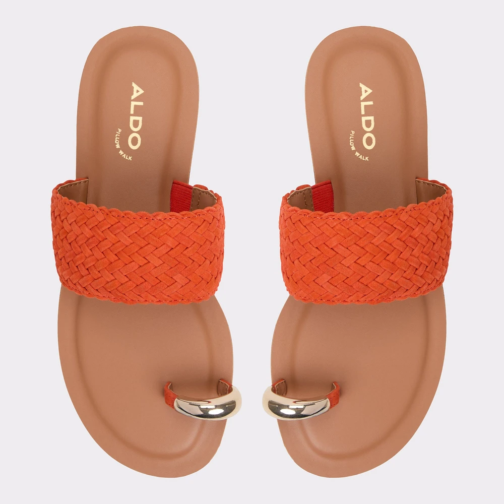 Beachwalk Rouge Moyen Femmes Sandales à talon plat | ALDO Canada